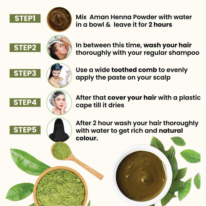 henna powder, mehndi for hair, herbal color, natural conditioner, henna for shine