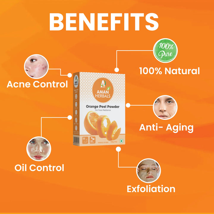 orange peel powder, skin brightening powder, vitamin C for skin, orange face pack