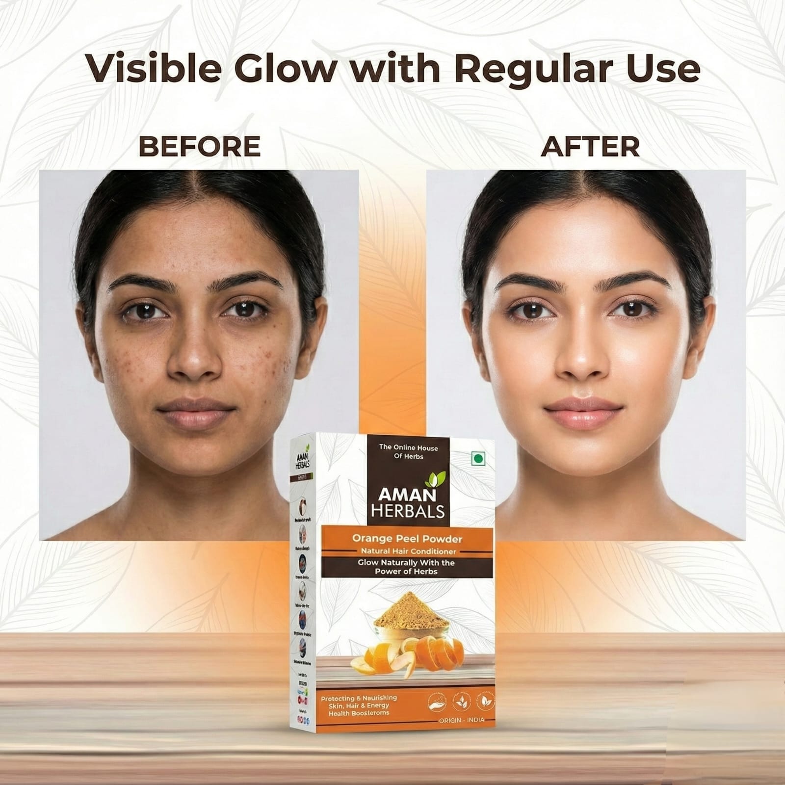 100% Pure and Natural Organic Orange Powder For Skin Care