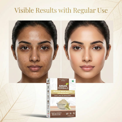 100% Pure and Natural Multani Mitti Powder for Face & Skin Glow