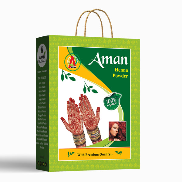 Aman Henna Powder – Premium Quality 100% Natural and Pure Powder