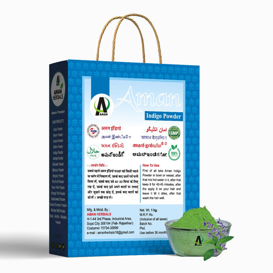 Aman Indigo Powder – Premium Quality 100% Natural and Pure Powder