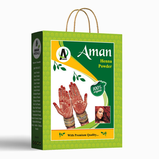 Aman Henna Powder – Premium Quality 100% Natural and Pure Powder