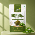 Bhringraj Powder for Hair Organic Growth (100gm)| Bringha powder(Pure & Stemless)