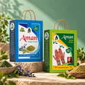 Aman Henna Indigo Powder Combo Pack – Premium Quality 100% Natural Powder (1kg Pack of 2)