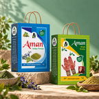 Aman Henna Indigo Powder Combo Pack – Premium Quality 100% Natural Powder (1kg Pack of 2)