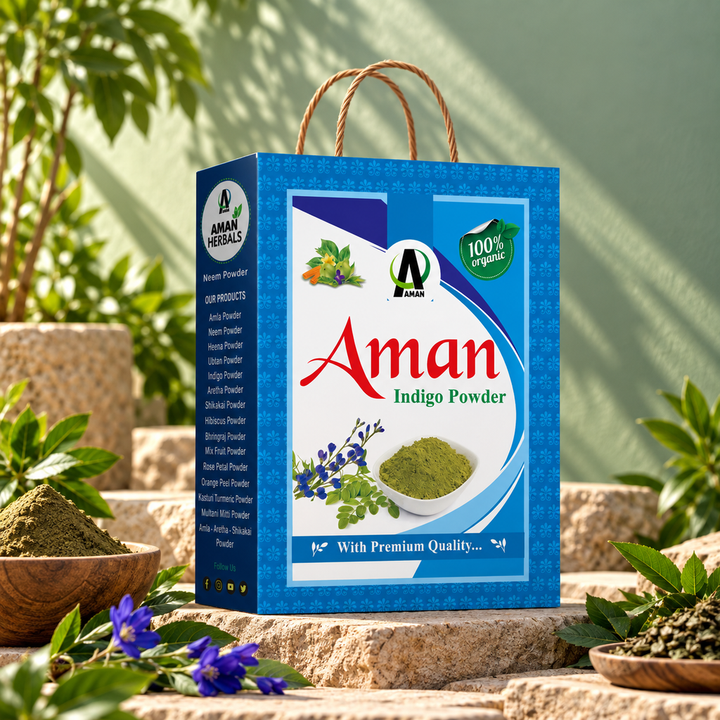 Aman Indigo Powder – Premium Quality 100% Natural and Pure Powder