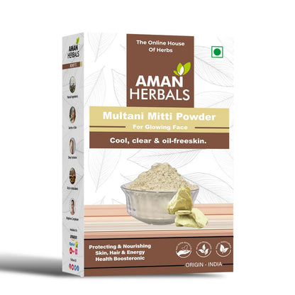 100% Pure and Natural Multani Mitti Powder for Face & Skin Glow