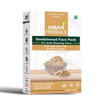 100% Pure and Natural Sandalwood/Chandan Powder for Face & Skin Glow