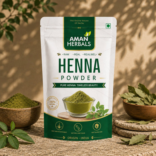100% Pure and Natural Organic Henna/Mehndi Powder For Black Hair