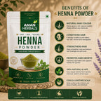 Natural Hair Colour.      Henna Indigo Powder Combo Pack