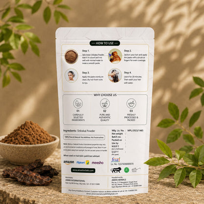 Organic Natural Shikakai Powder for Hair Conditioner Chemical-Free
