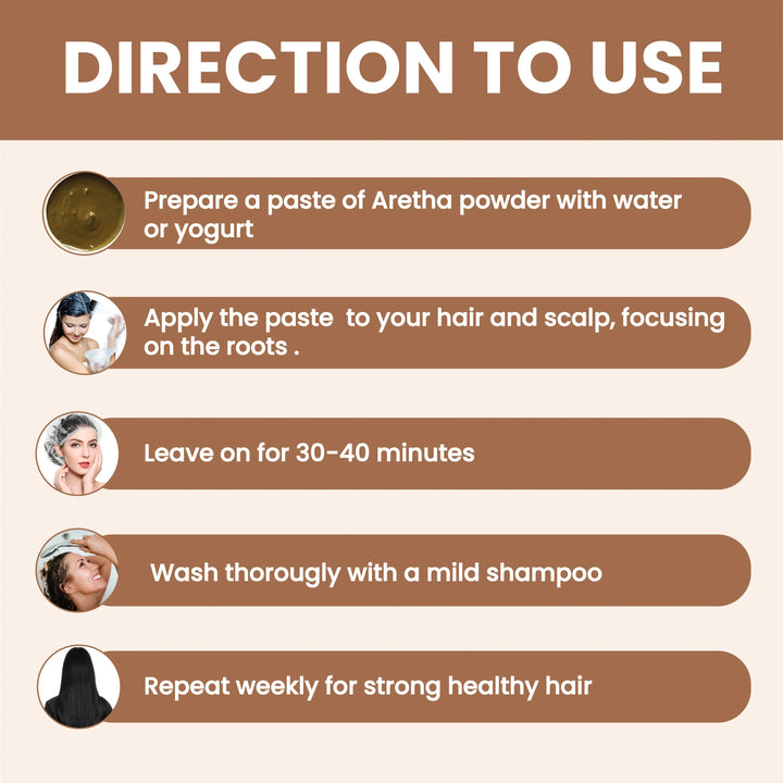 reetha powder, natural hair cleanser, soapnut powder, reetha for dandruff