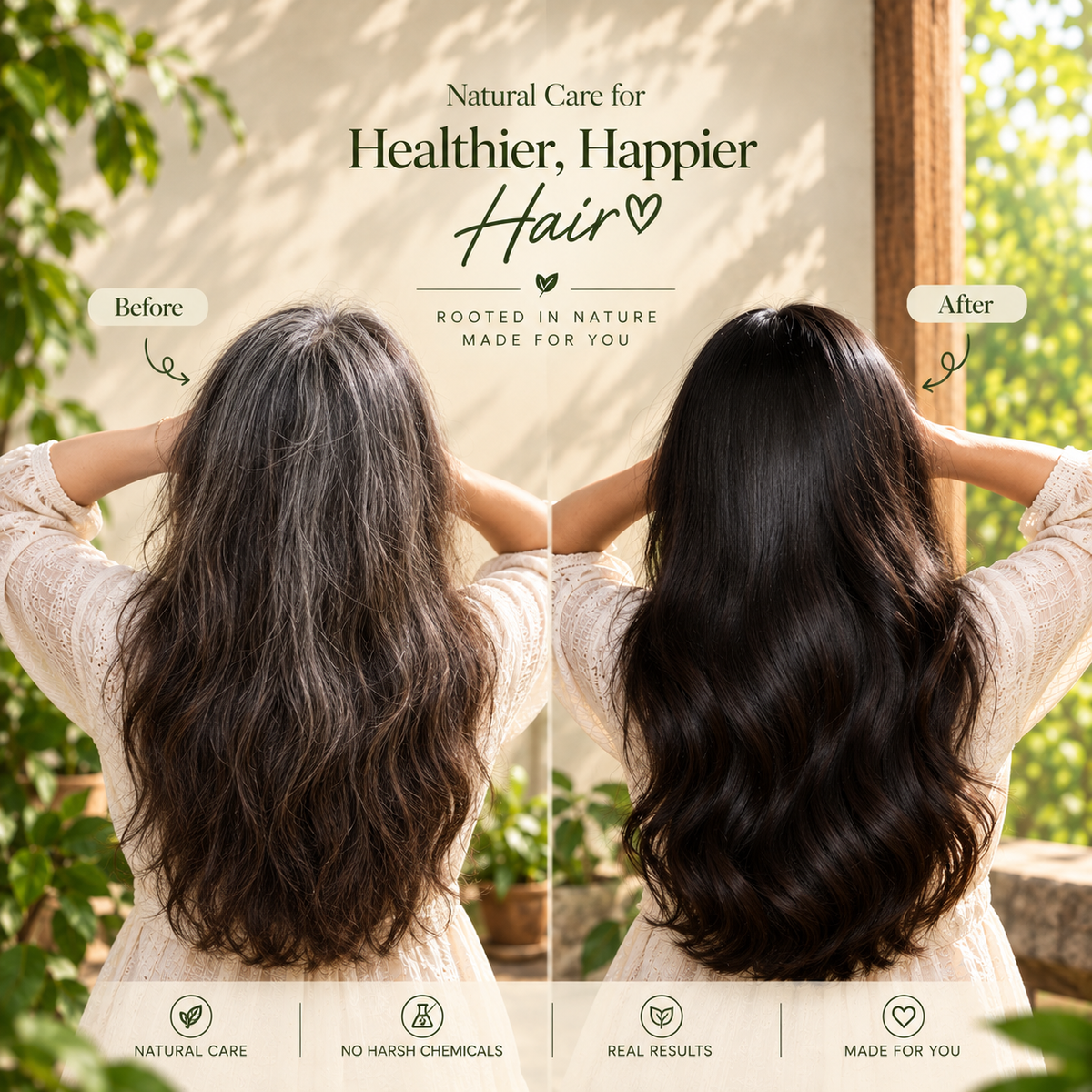 Natural Hair Colour.      Henna Indigo Powder Combo Pack