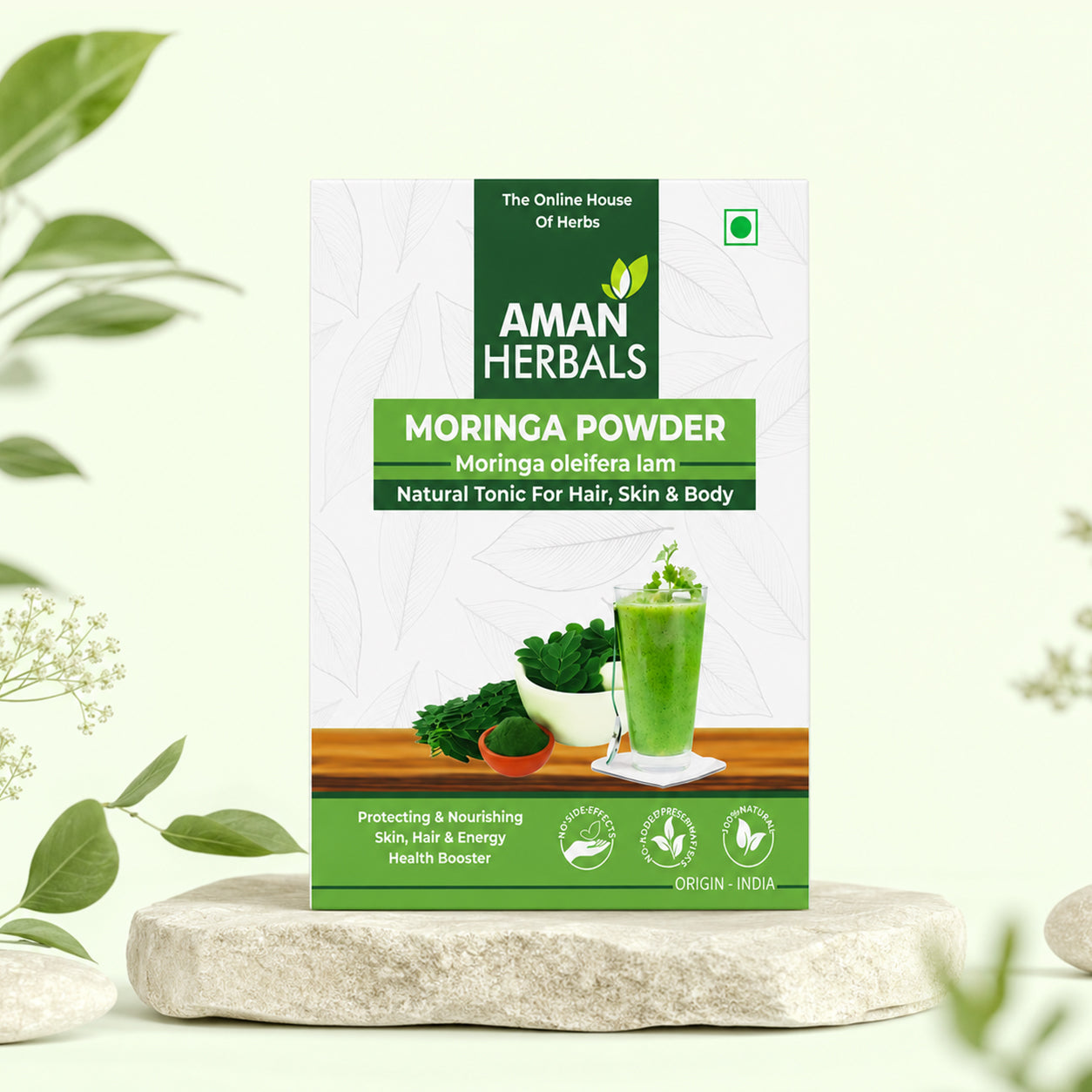 100% Pure and Natural Organic Moringa Leaves Powder For Drink