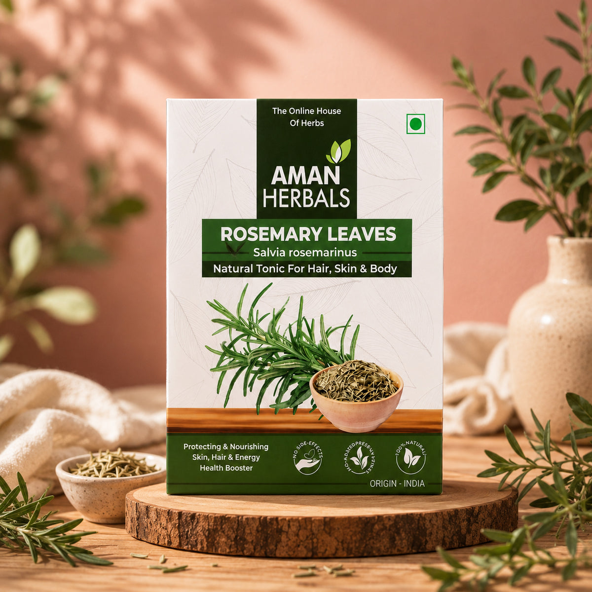 100% Pure and Natural Organic Rosemary Leaves for Hair Growth